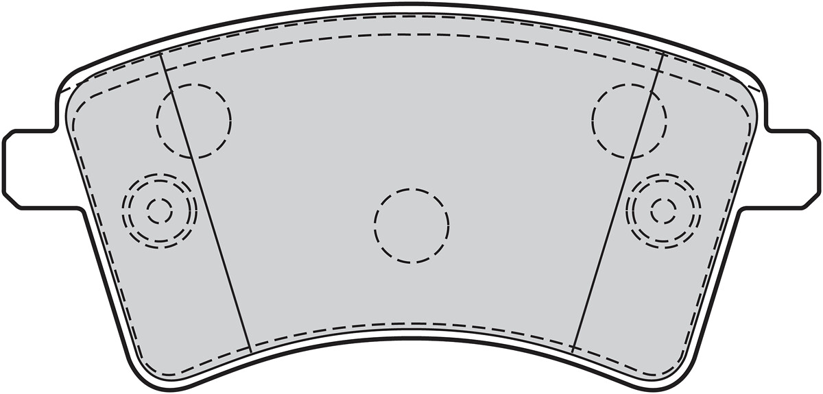 Jeu de 4 plaquettes de frein VALEO ref. 302108